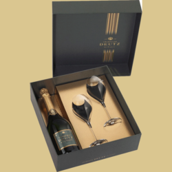 Champagne Deutz Brut in Box + 2 glazen